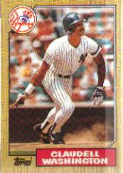 1987 Topps Baseball Cards      015      Claudell Washington